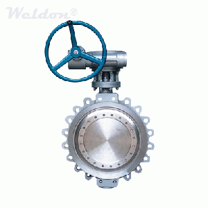 ASTM A216 WCB Double Offset Butterfly Valve 24 Inch 300 LB Lug Type