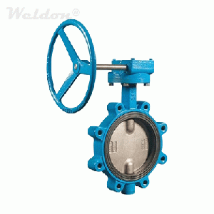 ASTM A216 WCB Double Offset Butterfly Valve Maker: Lug Type Double Offset Butterfly Valves, ASTM A216 WCB, API 609, 24 Inch, Class 300 LB, Gear Operated. Body material: ASTM A216 WCB. Nominal diameter: 24 Inch. Pressure: Class 300 LB. End connection: Lug.