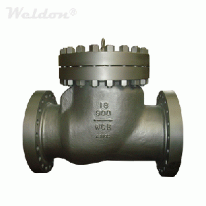 ASTM A216 WCB Swing Check Valve, API 6D, 16 Inch, 900 LB, BB, RF